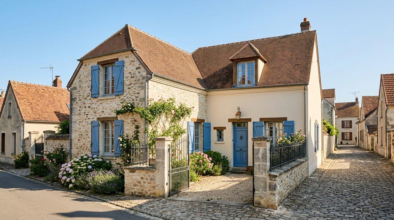 Maison individuelle française concernée par un audit énergétique